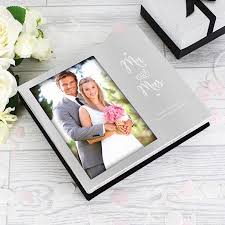 Personalised Mr And Mrs Photo Frame Album 4x6 Personalized Wedding Album Wedding Anniversary Pictures Anniversary Pictures