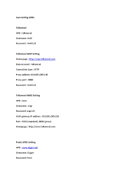 Untuk xl harus telpon cs nya dulu untuk mengaktifkan gprs nya. Cara Setting Gprs Proxy Server General Packet Radio Service