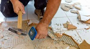 When it is wet, i think it is gone, but when it dries off, it seems to be ingrained. How To Remove Tile From Concrete Floor Central Florida Dust Free Tile Removal Llc