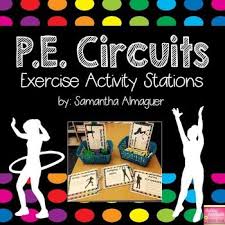 P E Circuits Exercise Activity Stations Circuit Workout Exercise Activities Pe Lessons
