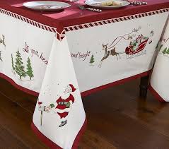 Saro lifestyle american flag table runner, 16'' by 72'', $18.99, target.com. Christmas Tablecloth Pottery Barn Kids I Love This Tablecloth I Want This Tablecloth It S The Christmas Table Cloth Table Cloth Decorations Table Cloth