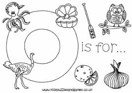 These worksheets contain all letters of the alphabet. O Is For Simpler Colouring Page Kids Puzzles And Games