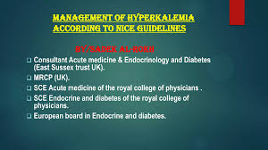 Image result for Hyperkalemia Management