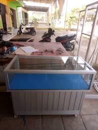 Jual etalase aluminium bekas bandung cimahi pemasok. Etalase Konter Ukuran 1 Meter