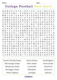 printable football word search cool2bkids