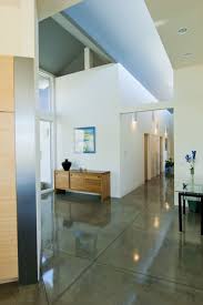 Concrete Floor With Scored In Grid Lines And Acrylic Sealant Floor Design Concrete Floors In House Concrete Stained Floors