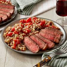 Sicilian Steak Fregola Sarda With Tomato Sauce Toasted Pine Nuts Recipe Fregola Toasted Pine Nuts Tomato Sauce
