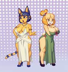 Ankha and isabelle got drunk