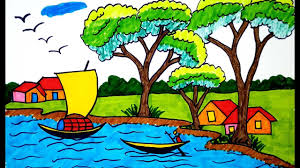 Scenery Drawing Drawing For Kids Color For Kids Children S Beginners Step By Step Youtube You can edit any of drawings via our online image editor before downloading. scenery drawing drawing for kids color for kids children s beginners step by step