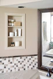 Linen closet with storage shelves. How To Build Recessed Bathroom Shelves The Handyman S Daughter