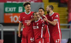 אליסון, טרנט אלכסנדר ארנולד, ג'ואל מאטיפ, וירג'יל ואן דייק, אנדרו רוברטסון, פאביניו, ג'ורג'יניו ווינאלדום, ג'יימס מילנר, מוחמד סלאח, סאדיו מאנה ורוברטו פירמינו. Ay4ts4n0erf9m