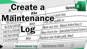 Free preventative maintenance software is used to keep business equipment up to date with regular maintenance intervals. How To Track Your Data With Excel Creating A Maintenance Log Is Just One Example Youtube