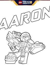 40+ nexo knight coloring pages for printing and coloring. Lego Nexo Knights Coloring Sheet Page Shield Aaron Kids Time