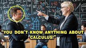 Liberal Calculus Professor Tries to Embarrass Elon Musk — Has No Idea He's  a Math Genius! - YouTube
