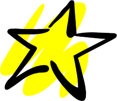 Image result for clip art stars in a line