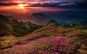 Does sunset mountain inn & spa have any great views? Wallpaper Beautiful Mountain View Sunset 2048x1269 Wallpaper Teahub Io