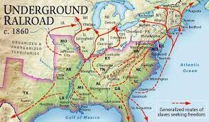 The underground railroad was formed in the early 19th century and reached its height between 1850 and 1860. A Map Showing The Underground Railroad Path Harriet Tubman Underground Railroad Underground Railroad Underground Railroad Quilts