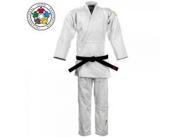 A karategi is somewhat similar to a judogi (柔道着 or 柔道衣, judo uniform) as it shares a common origin; Essimo Ijf Approved Judo Gi Gold Slim Fit White Fightsportonline Com