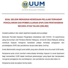 Sebagai satu daripada usaha berterusan kami untuk menyediakan perkhidmatan terbaik kepada pelanggan, isn amat menghargai sekiranya pihak tuan/puan dapat meluangkan sedikit masa mengisi. Sqs Uum Official On Twitter Attention To All Students Please Give Your Response To The Questionnaire Survey Click The Link Below Https T Co 7njpntpujx Or Check Your Email Thank You Https T Co Cgwpzmeyka