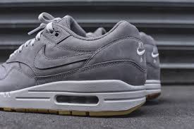 Nike Air Max 1 Ltr Prm Medium Grey Gum Nike Air Max Nike Air Max 1