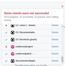 Getting the Github all checks pass green mark even if CodeCov decreased