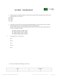 Quiz worksheet scientific data analysis study in analyzing data worksheet. General Math Data Worksheet