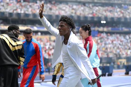 IShowSpeed performing World Cup (Champions) at the 2026 FIFA World Cup final closing ceremony at New York New Jersey Stadium