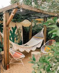 Living Room Reveal With Comfort Works Black Blooms Outdoor Patio Space Backyard Hammock Backyard