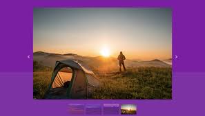 Bootstrap 4 Carousel Slider With Thumbnails Example