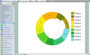 donut chart templates quarter sales revenue for top 10