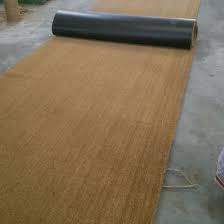 Because coir is a natural product, it must be delivered to the installation premises and unrolled at least 24 hours before installation. Gold Brown Natural Fiber Coco Coir Coconut Palm Fiber Carpet Rugs Matting Runner Rolls Flooring China Flooring Coir And Coir Flooring Mats Price Made In China Com