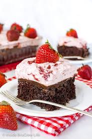 Hershey kiss sugar cookies are easy to make. Strawberry Fudge Poke Cake