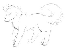Wolf Full Body Free Line Art By Laliluleloha On Deviantart She uses unbelievable colors on her art. wolf full body free line art by