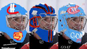 Immortalizing the greatest nhl goalies of all time. The Internet Designs Masks For Carey Price