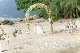 Unique Phuket Wedding Planners Wedding Arch Flowers Beach Wedding Flowers Phuket Wedding