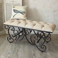 ferforje puf oturma model oda dekoru yatak odasi dekorasyon fikirleri dekor