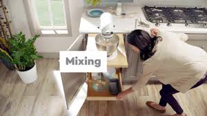 kraftmaid base mixer shelf youtube