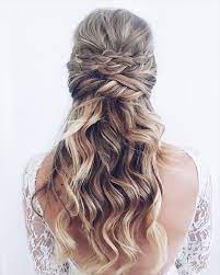 Gorgeous Braid Hairstyles For A Boho Laid Back Bride Beautiful Textured Braid Bridal Hairstyle Braided Updo Brai Gorgeous Braids Grad Hairstyles Hair Styles