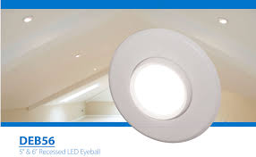 Maybe you would like to learn more about one of these? Nicor Lighting 5 6 Inch Adjustable Led Eyeball Retrofit Downlight Kit In 3000k Deb56 20 120 3k Wh Amazon Com