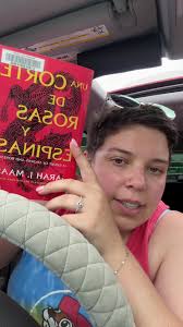 Im just excited about my new library book ok? #acourtofthornsandroses ...