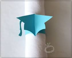 College Graduation Decor Graduation Hat Set Of 10 Grad Cap Paper Napkin Rings Graduation Pa Graduation Party Decor Paper Napkin Rings Graduation Party Table