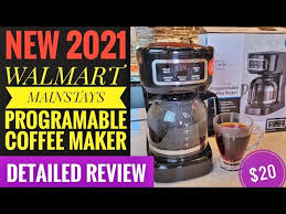 Can i use homemade coffee machine descalers? How To Descale Clean Walmart Mainstays 12 Cup Programmable Coffee Maker With Vinegar Youtube