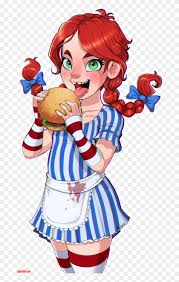 Hamburger Fast Food Cartoon Anime Fictional Character - Shadbase Wendys -  Free Transparent PNG Clipart Images Download