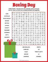 We live in a tiny apartment. Your Students Will Enjoy Looking For All Of The Fun Boxing Day Vocabulary Words Hidden In This Puzzle Worksheet Boxing Day Word Search Puzzle Vocabulary Words