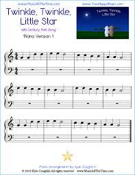 I used major chords only to keep it simple. Twinkle Twinkle Little Star Piano Sheet Music