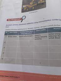 Sebutkan 5 Jenis Usaha Sumber Daya Alam Yg Di Gunakan Hasil Usaha Dan Manfaat Brainly Co Id