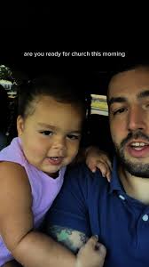 Happy Sunday! Ready for church this morning! #family #dad #daughter #toddler