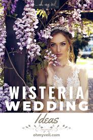Lavender and light purple is a wonderful color combos used in hot summer weddings. Wonderful Wisteria Wedding Ideas Oh My Veil