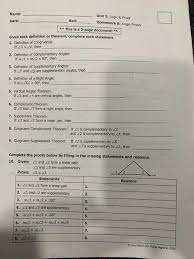 In the figure, m = 3. Solved Name Date Unit 2 Logic Proof Homework 8 Angl Chegg Com