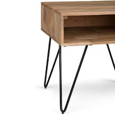 22 Moreno Solid Mango Wood End Table Natural Wyndenhall In 2020 Wood End Tables Solid Mango Wood Side Table Wood